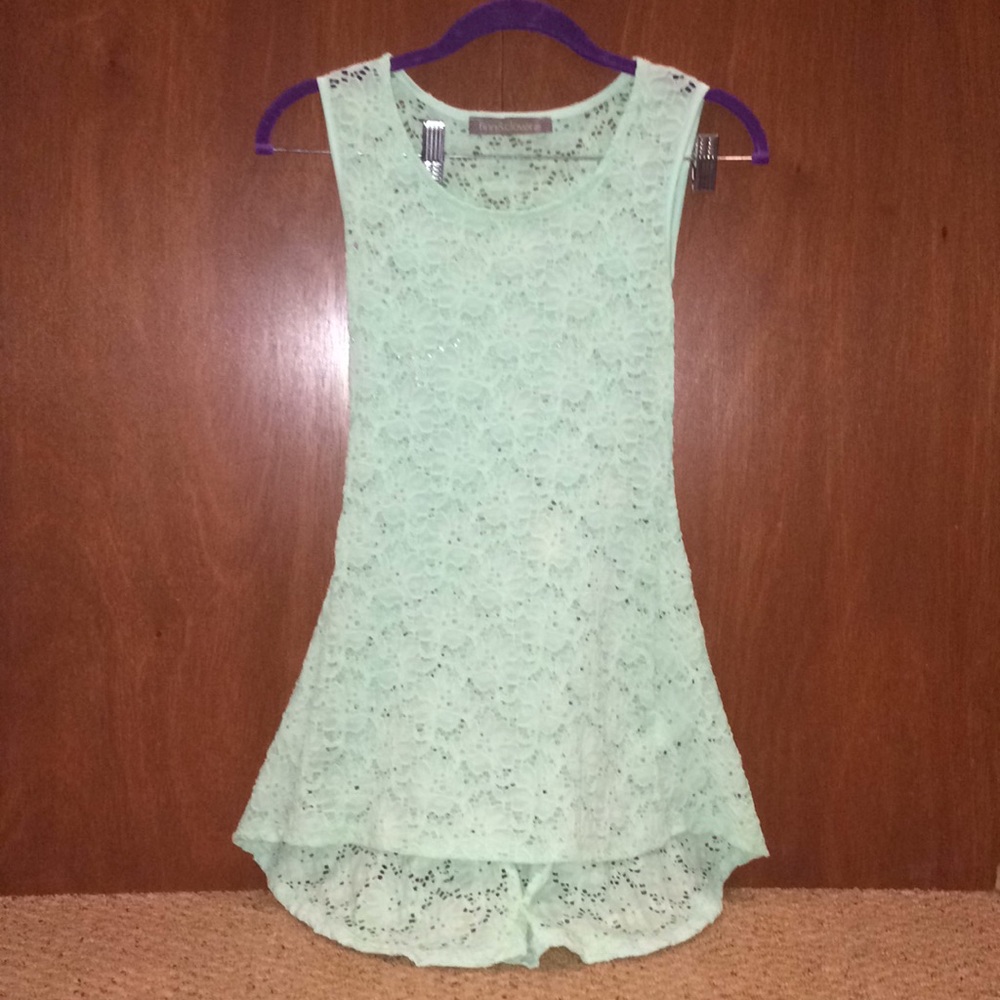 Mint Floral Tanktop